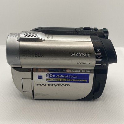SONY HANDYCAM DCR-DVD650 NTSC MINI DVD CAMCORDER 60X OPTICAL ZOOM
