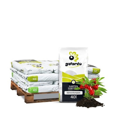 GALAMIO  Gärtnerkompost - 480L (12 × 40L)   Öko Erde Humus Langzeitdünger