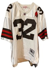 Mitchell & Ness XL Size 52 Cleveland Browns Jim Brown Football 🏈 Jersey 