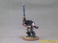 Warhammer 40K WDS painted Black Templars Emperor's Champion c37