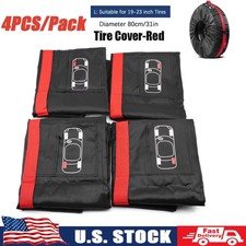 30-32 Waterproof Car Wheel Tire Covers Truck Rv Trailer Suv Camper Uv Protector