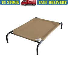 Elevated Dog Bed Cooling Pet Cot Indoor Outdoor Use Lightweight Durable Design