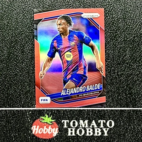 ALEJANDRO BALDE /149 RED REFRACTOR PANINI PRIZM FIFA 2025-26 BARCELONA