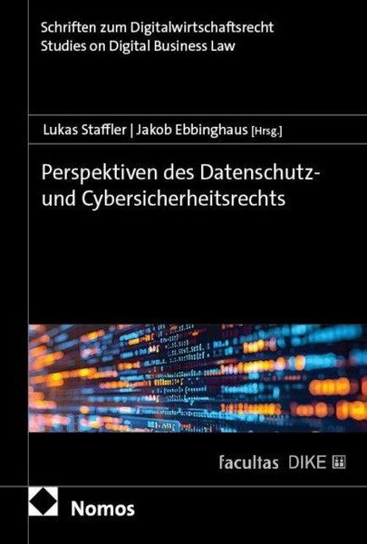 Perspektiven Des Datenschutz- Und Cybersicherheitsrechts, Jakob Ebbinghaus-image