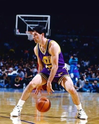 Utah Jazz John Stockton - Impresión fotográfica de 8" x 10" - Imagen 1 de 1