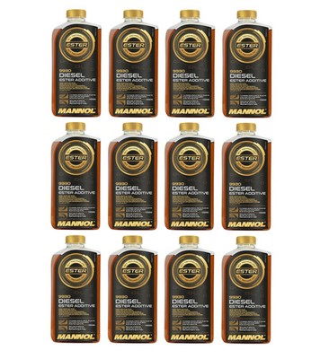 12x1l Diesel-Zusatz MANNOL Diesel Ester Additive MN9930 Kraftstoffzusatz 1000ml