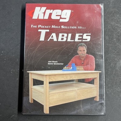 Kreg Tools - The Pocket Hole Solution to Tables DVD - John Sillaots