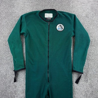 DUI Divewear Jumpsuit One Piece Small Plush Pile Green Thick Sherpa Fleece Scuba