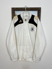 Vintage Adidas Germany Football White Jacket Soccer Track Top Mens Zip Size XL