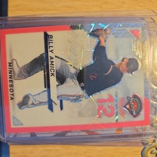 2025 Panini Prospect Edition Billy Amick Pink Velocity /79 Minnesota Twins