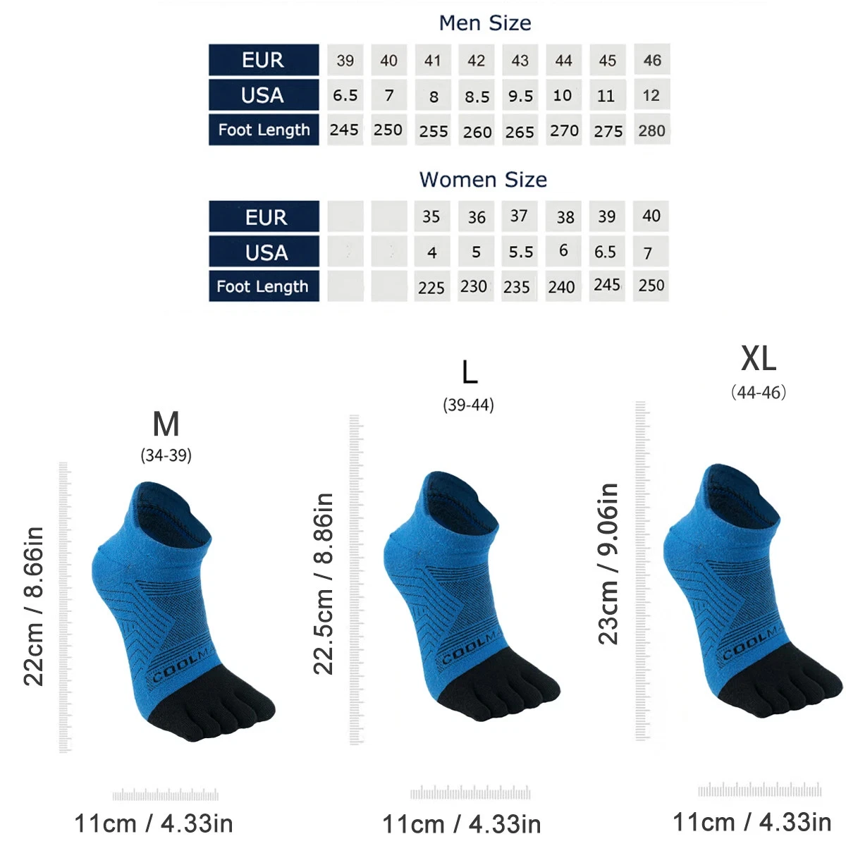 5 Finger Toe Socks Sports Running Ankle Socks Breathable Men Women Unisex