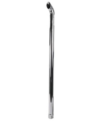 Chrome Curved Exhaust Stack Pipe 48'' Tall - 2'' ID