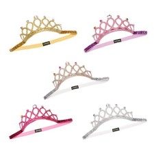 Baby Girl Rhinestone Crown Headbands Toddler Princess Tiara Crown Headband Se...