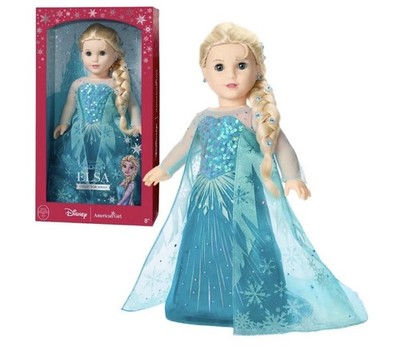 AMERICAN GIRL DISNEY ELSA w/SWAROVSKI CRYSTAL COLLECTOR DOLL *New in MINT Box