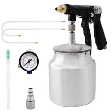 Undercoating Spray Gun 360° & Straight Spray Hoses for Truck Bed Liner Coating