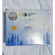 California Design Den Sheet Set - SPLIT KING 100 Staple Cotton Sateen Weave