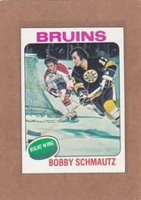 1975-76 TOPPS HOCKEY BOBBY SCHMAUTZ #251 BRUINS EXMT/EXMT+ *A47468