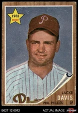 1962 Topps #521 Jacke Davis Phillies 1.5 - FAIR