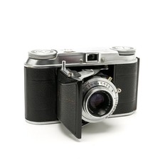 Voigtlander Vito II 35mm Folding Camera w/ Color-Skopar 50mm f/3.5 Lens - READ
