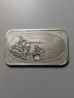 1973 USSC California Gold Discovery 125th Anniversary 1 Oz 999 Silver Bar