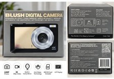 BLUSH 64MP Compact Digital Camera 4K Anti-Shake Vanity Mirror 2.8in USB-C