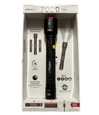 Infinity X1 7000L Dual Power Rechargeable LED Flashlight UVG