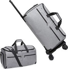 Bolsa de ropa con ruedas Bukere, bolsa de viaje con ruedas, gris de transporte