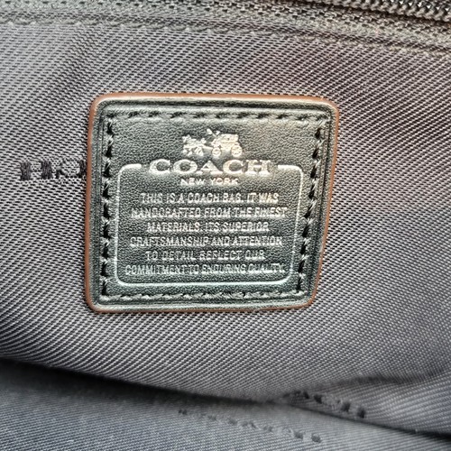 COACH Swagger Carryall Pebble Leather Satchel 36514 SADDLE brown(see photos) - Picture 20 of 24