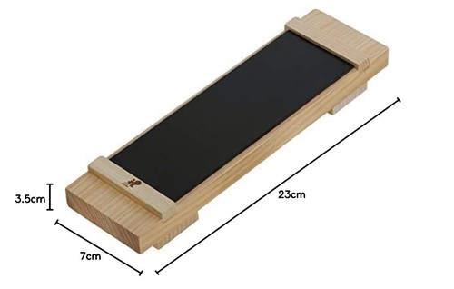 MIYABI Toishi Pro Whetstone Sharpening Stand Kit Hinoki Wood Made in Japan - Picture 5 of 5