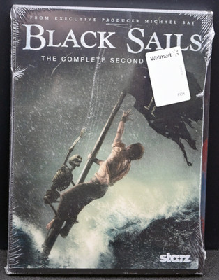Black Sails Complete Second Season DVD   NEW Sealed TV Series Adventure Drama