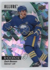 2023-24 Upper Deck Allure Rookies Green Rainbow 57/99 Zach Benson #115 Rookie RC