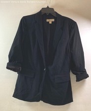 Michael Kors Black 3/4 Sleeve Boyfriend Blazer Size 12