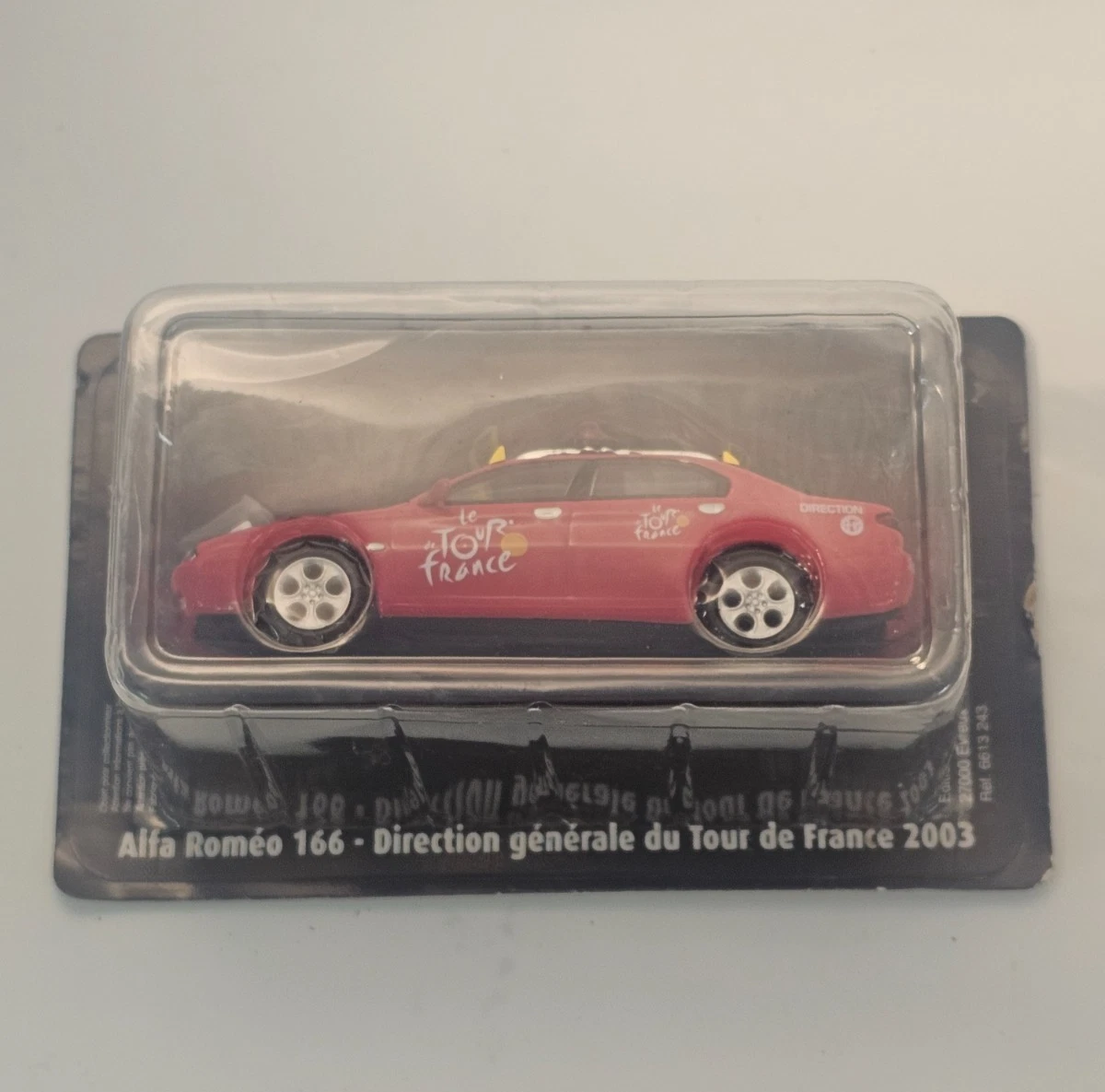 Voiture Miniature Alfa Romeo 166 Direction générale du TDF 2003 Échelle 1/43