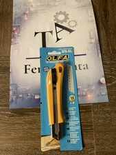 Olfa - Cutter Bn-Al taglierino lama 18mm multiuso autobloccante con impugnatu...