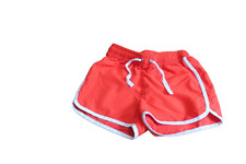 Hanna Andersson Girls size 5 110 Orange Spice Shorts Excellent Condition