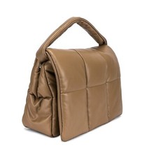 Stand Studio Wanda Faux Leather Clutch Bag In Taupe