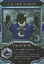 2021-22 Upper Deck MVP #Mascot Gaming Cards #M-27 Fin The Whale Canucks