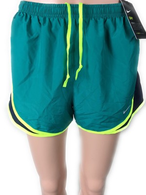 green nike shorts womens