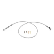 MOFUN 54" Non-ABS Brake Line Kit Front For Harley Softail 16" 18" Handlebar