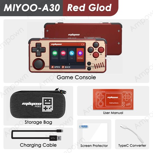 Retro A30 Console di Gioco Portatile 2.8', Oltre 5K Giochi, Vestibilità Unica, Wifi Wireless - Foto 6 di 13