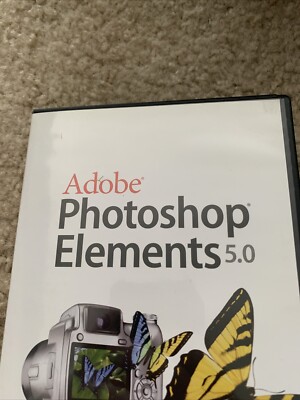 その他 Adobe Photoshop Elements 5.0 (d Adobe Photoshop Elements 5.0 Software W/ Product Code & Inserts