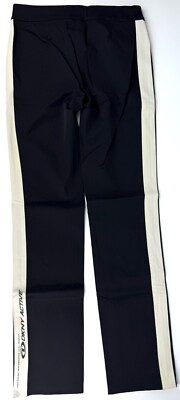 DKNY Active Sport Performance Stretch Black Track Pants Sz 8 Sample NEW
