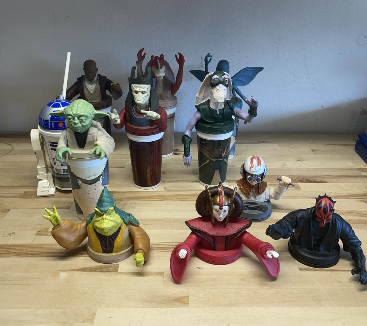 Vintage 1999 Taco Bell/KFC/Pizza Hut Episode 1 SW Promo Cups BIG