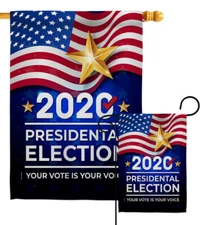 2020 Election Garden Flag Patriotic Vote Small Decorative Gift Yard House Banner