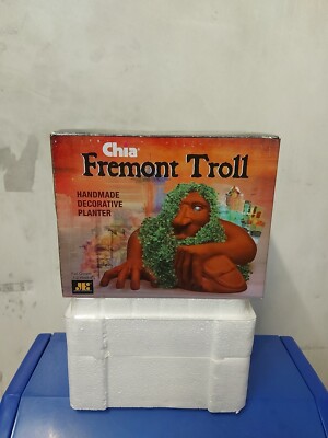Chia Pet Fremont Troll Special Edition OVP Seattle Landmark sehr guter Zustand
