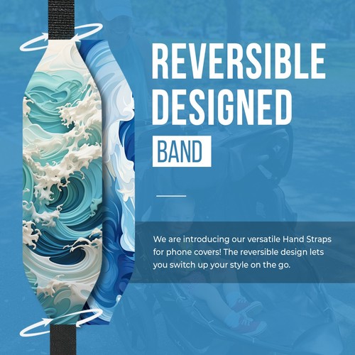 Universal Phone Grip Straps for Secure Handling | Reversible - 第 61/75 張圖片