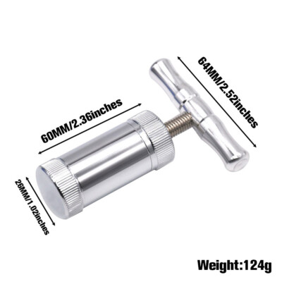 Aluminum Alloy Compressor Presser T shaped Handle tobacco herb press  squeezer