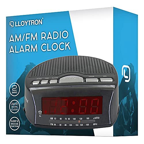 Lloytron+Daybreak+Alarm+Clock+Radio++Black for sale online eBay