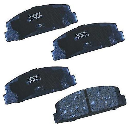 Disc Brake Pad SetPremium Gold Ceramic Rear Brake Pads CARQUEST
