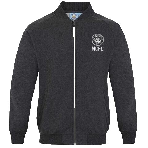 Manchester City Official Track Jacket Full Zip Warmup Windbreaker